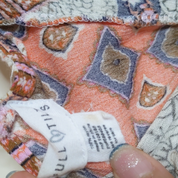 Patchwork pattern mini sundress - Picture 6 of 11